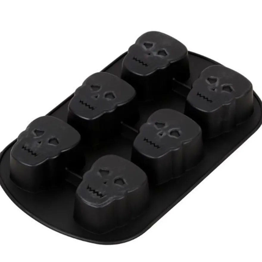 Wilton Silikonbackform Totenkopf