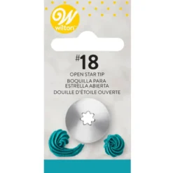 Wilton Sterntülle - Decorating Tip #18 open Star
