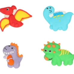 Wilton Zuckerdekoration Happy Dinos 8 Stück