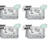4 x 1 Kg Massa Ticino Tropic - Rollfondant Bride white