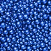 Zuckerperlen Metallic Dunkelblau Mix - 3,5,7,10mm